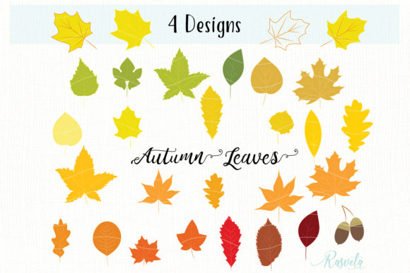 Autumn Leaves, Fall Foliage Graphics