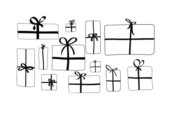 Christmas Digital Boxes SVG: Graphics and Illustrations for Holiday Design