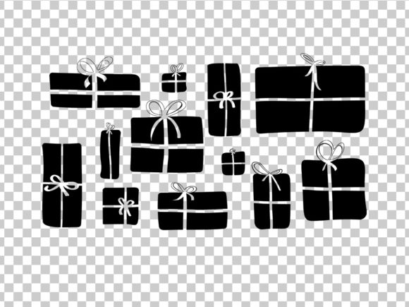 Christmas Present Boxes SVG: Graphics for Holiday Design