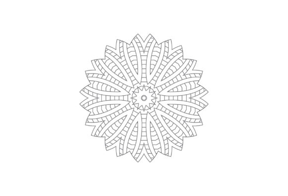 Circular Mandala Vector Coloring Book: Graphics & Illustrations for Creative Projects