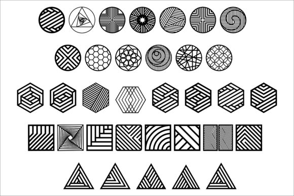 Geometric Pattern, Cut Files