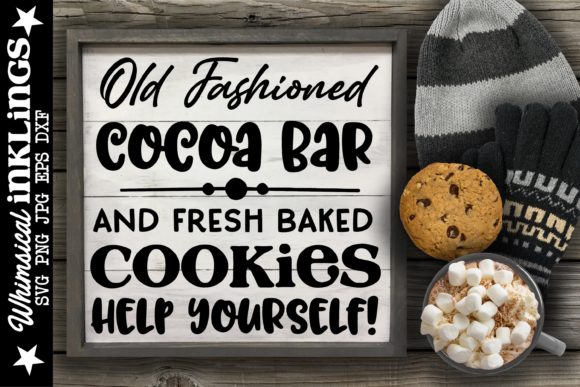Old Fashioned Cocoa Bar Graphics