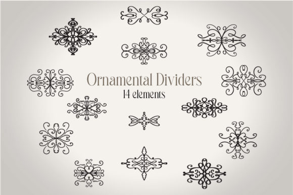 Ornamental Dividers: Graphics for Elegant Branding