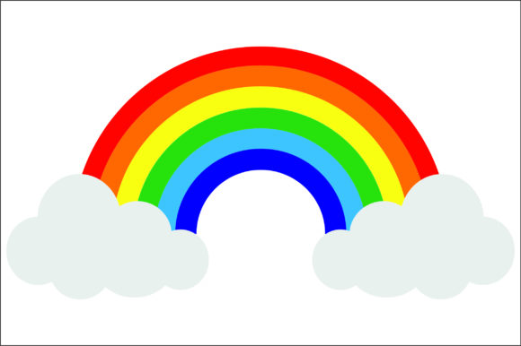 Rainbow Cutting File: Graphics and Decorative Elements