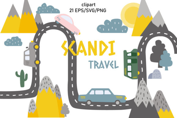 Scandinavian Clipart for Modern Design