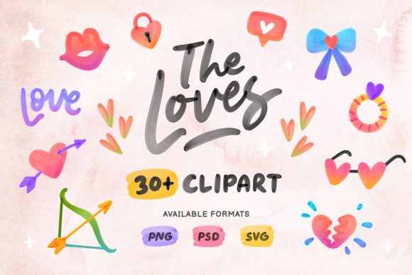 The Loves Clipart Illustrations